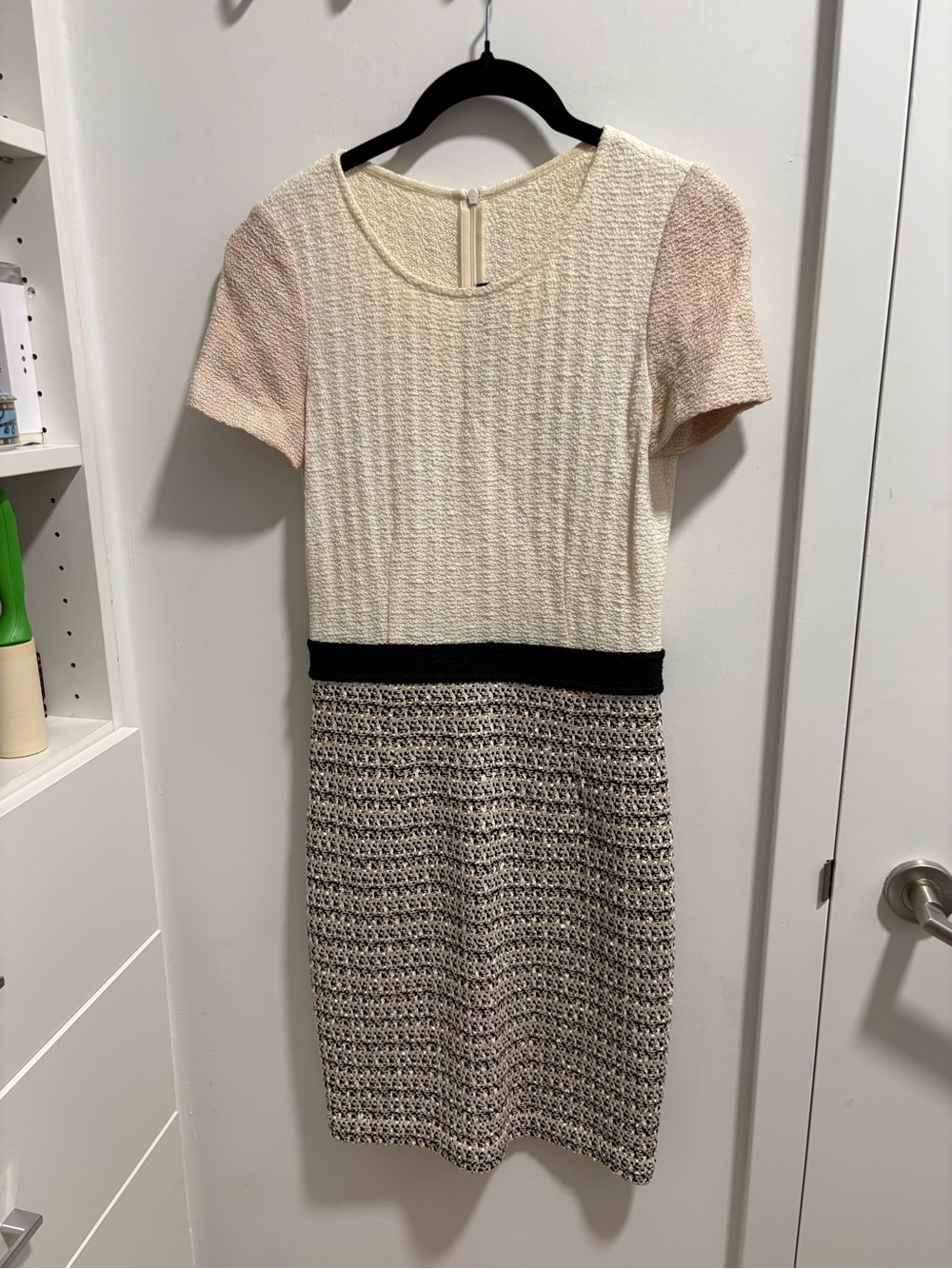 St. John Ywo-Piece Tweed Dress and Jacket Set